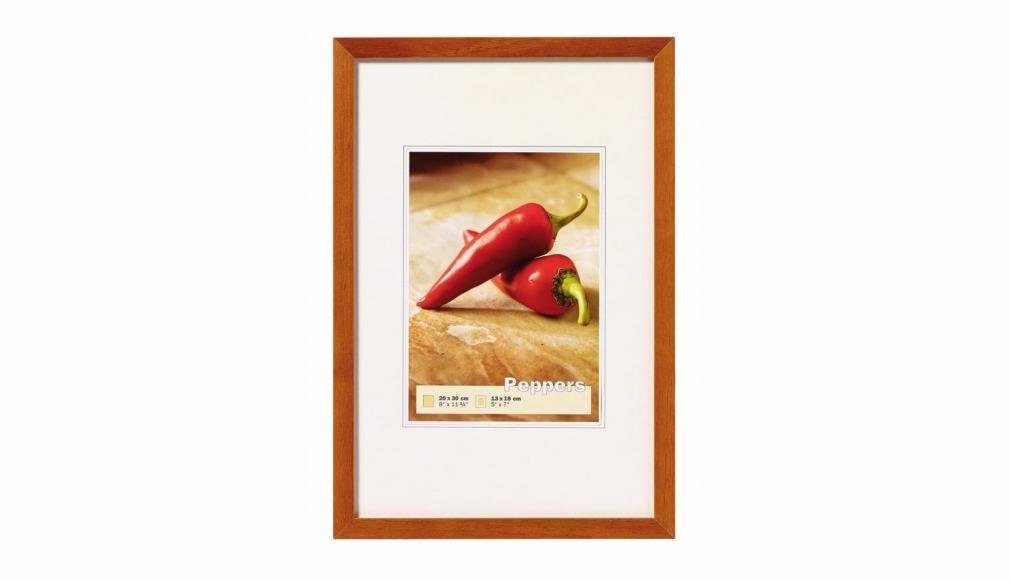 Walther Bilderrahmen Holzrahmen BP040P Peppers buche 30x40cm