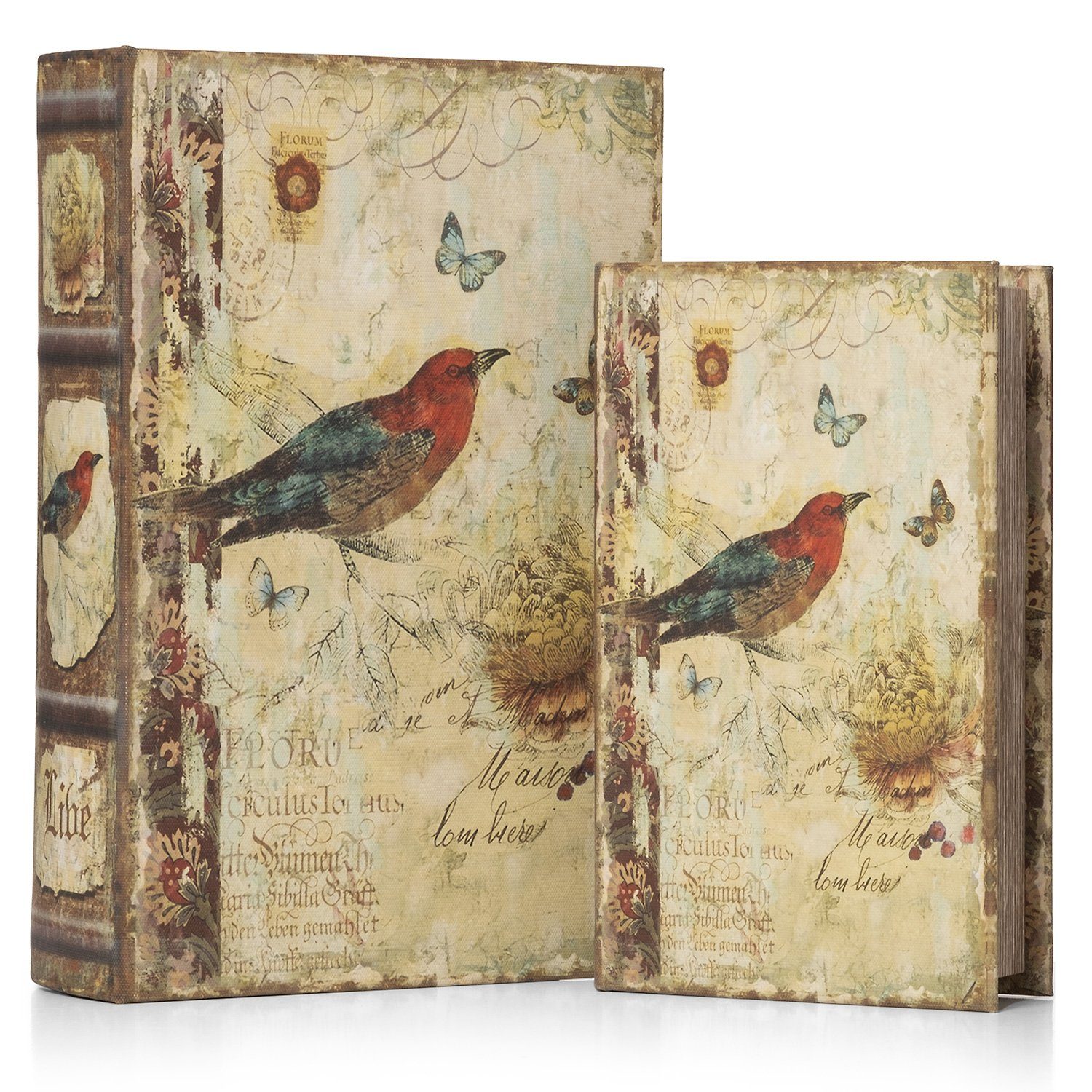 Moritz Etui Buchattrappe Vogel und Schmetterlinge günstig online kaufen