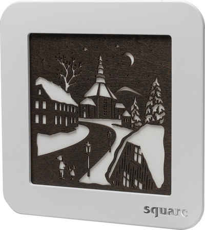 Weigla LED-Bild »Square - Wandbild Seiffen«, (1 St), mit Timer, einseitiges Motiv
