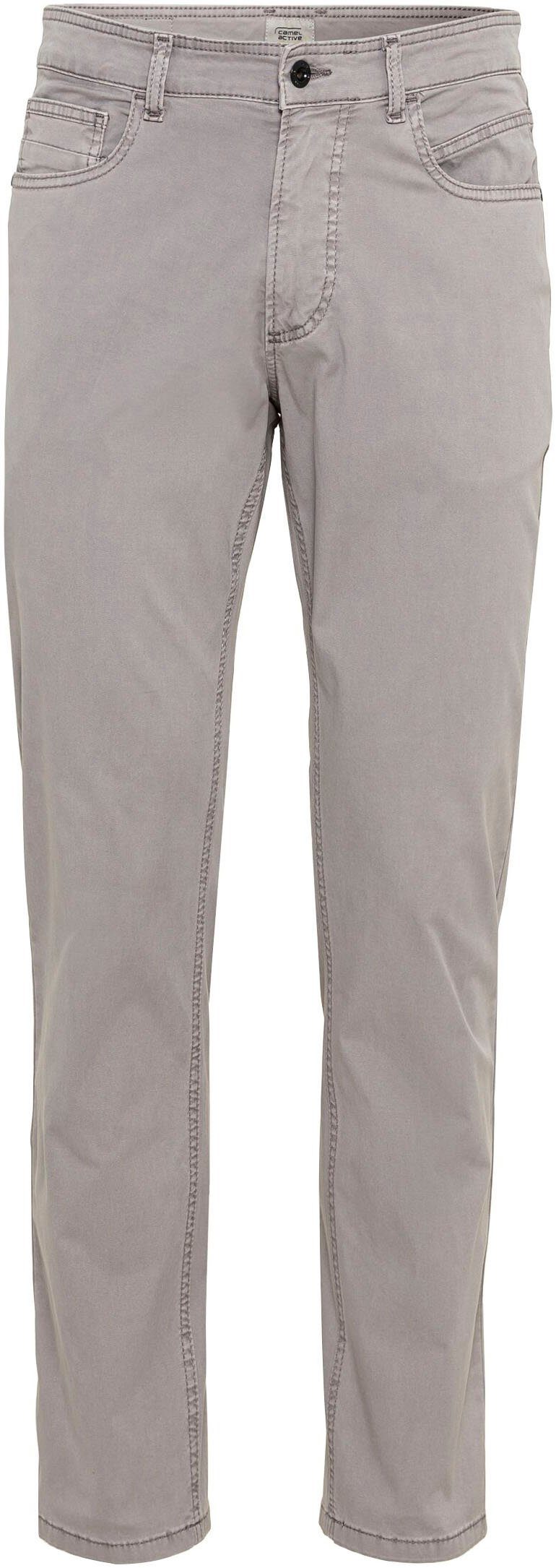 camel active 5-Pocket-Hose, Regular Fit mit gerade verlaufendem Bein