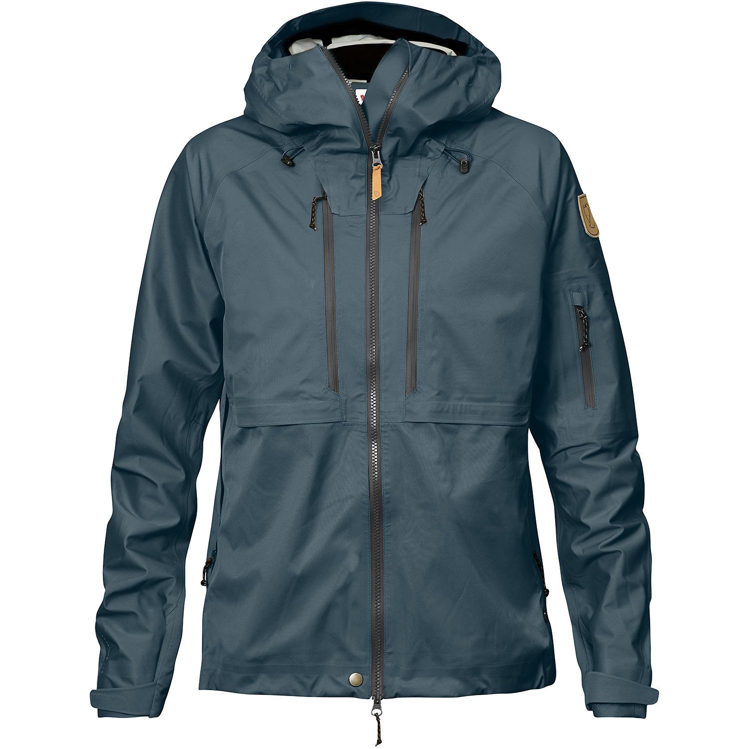 Fjällräven Regenjacke Outdoorjacke Keb Eco-Shell Jacket Dunkelgrau