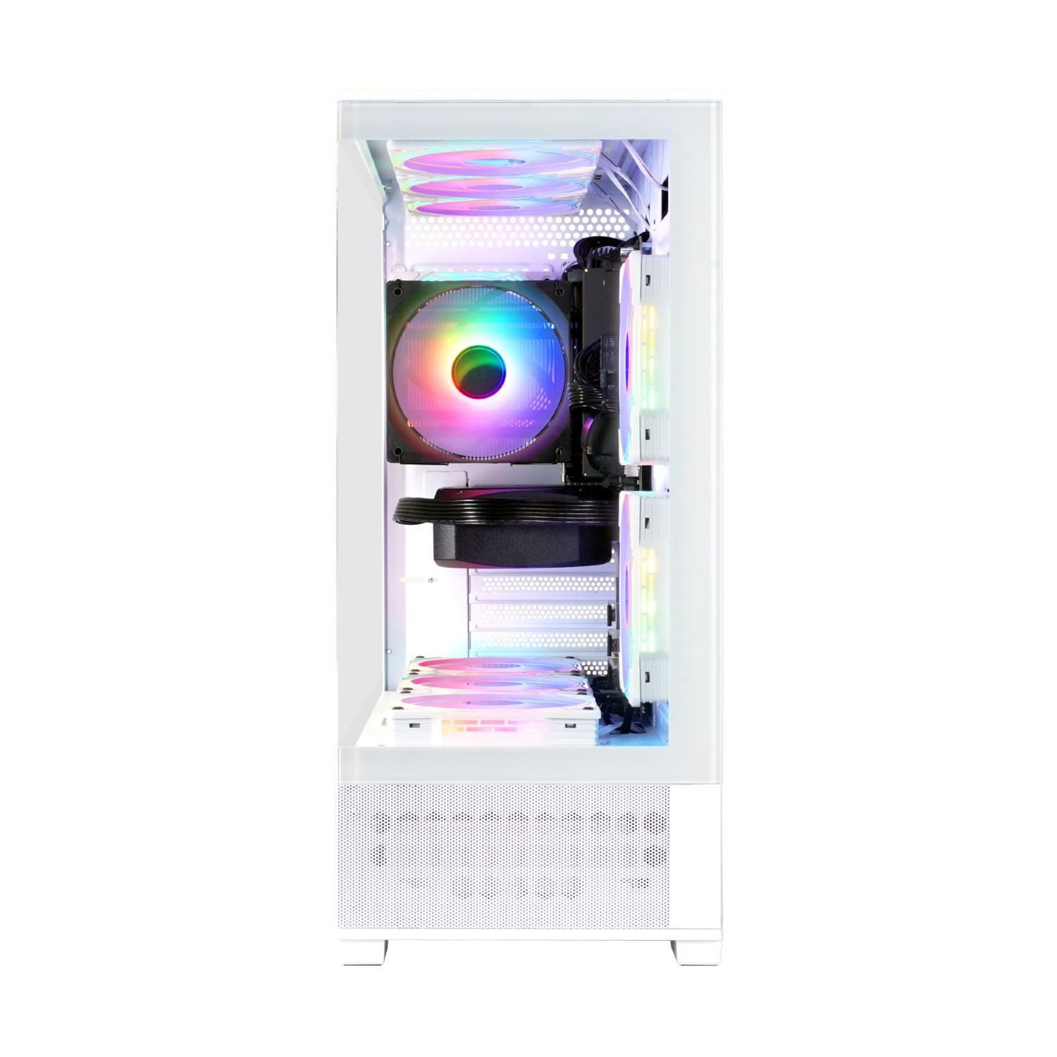 GAMEMAX Vista AW 8030 AMD Ryzen 5 7500F 16GB DDR5 1TB SSD RX 9070 Gaming-PC (AMD Ryzen 5 7500F, RX 9070, 16 GB RAM, 1000 GB SSD, Luftkühlung aktiv, Windows 11, DDR5 RAM)