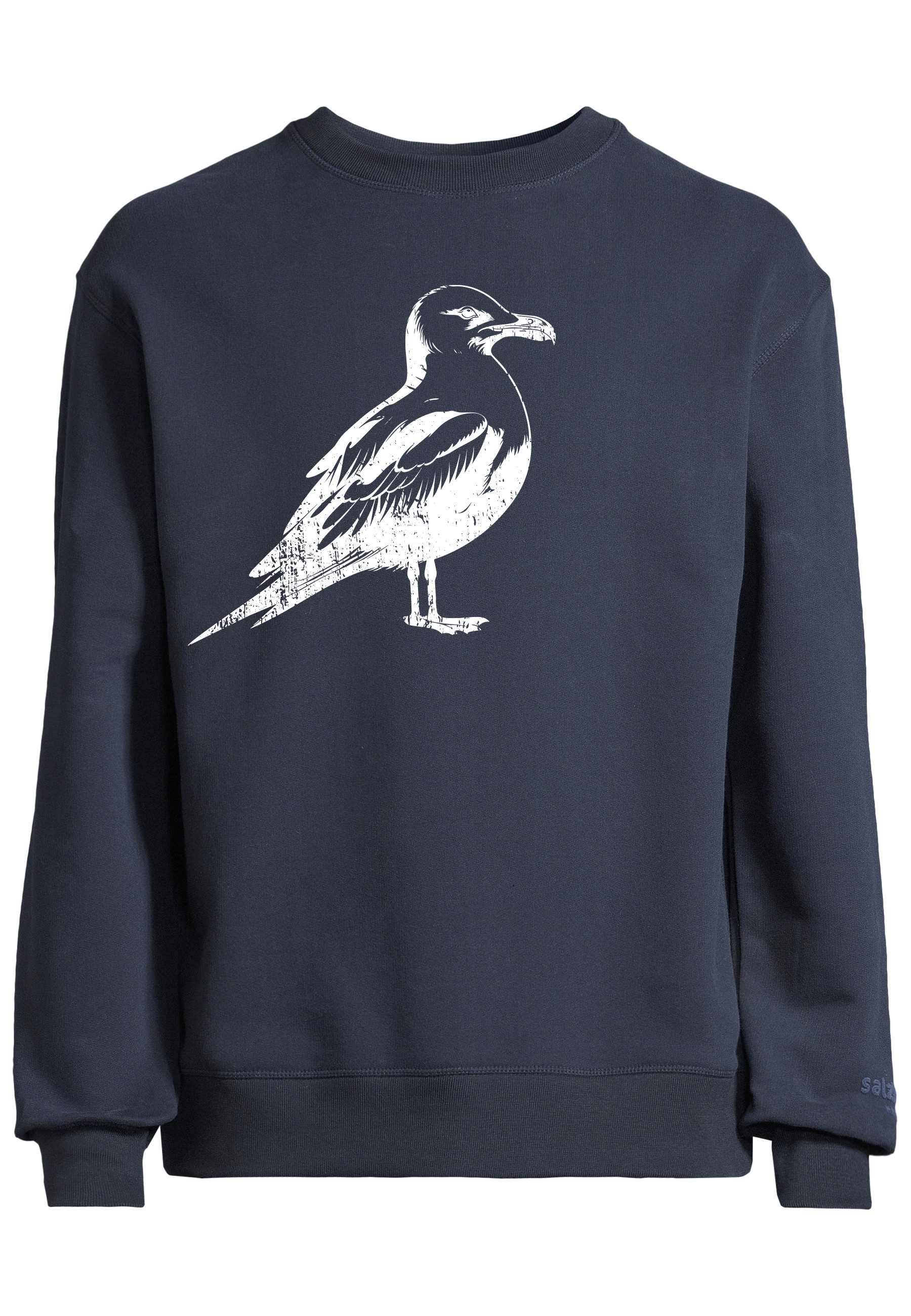 salzhaut Hoodie OLBEN UNISEX - MÖWE Unisex normale Passform salzhaut Kapuzenpullover – bequemer Fit und nordisch klares Design