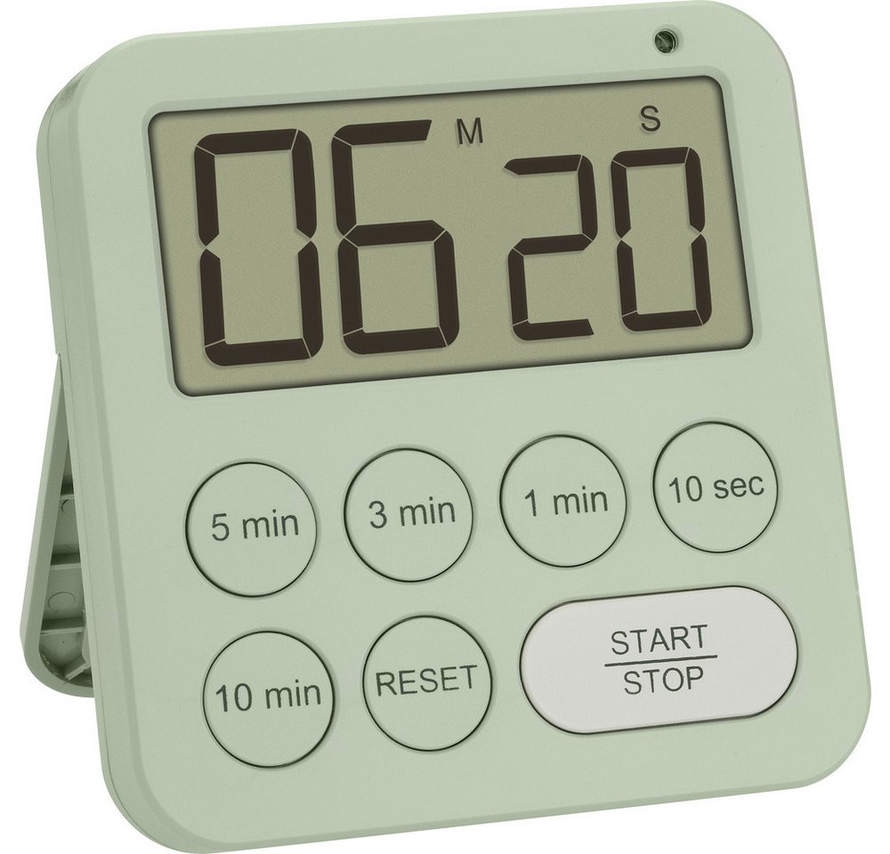 TFA Dostmann Eieruhr TFA Dostmann Digitaler Timer und Stoppuhr Timer Grün digital