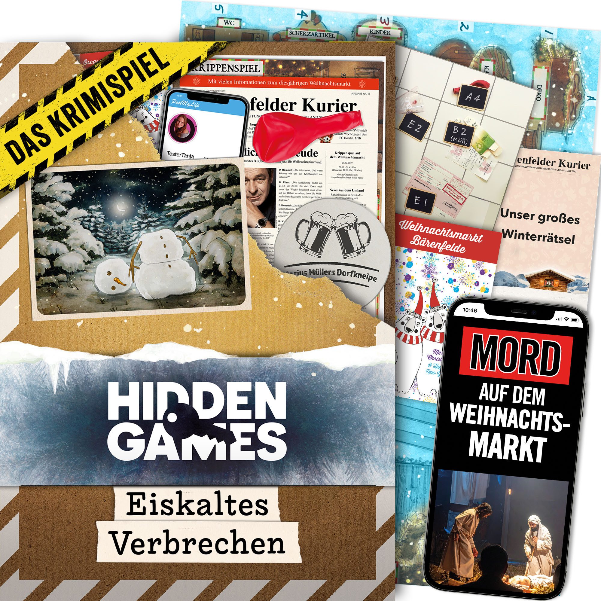 Hidden Games Tatort Spiel Eiskaltes Verbrechen, Der Winterkrimi, Made in Germany