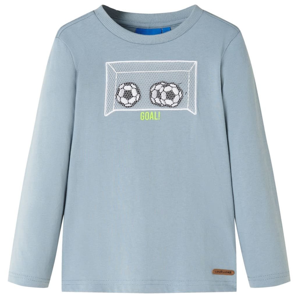 Langarmshirt Kinder-Langarmshirt Hellblau 128