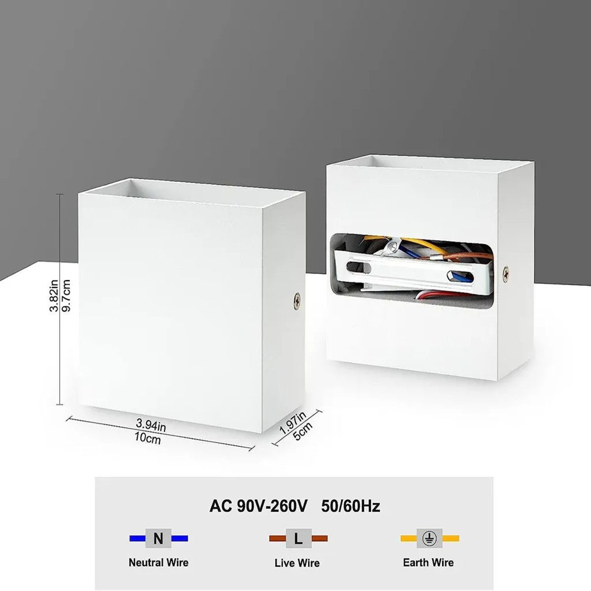 Welikera Wandleuchte 2PCS LED Wandleuchte, 6W günstig online kaufen