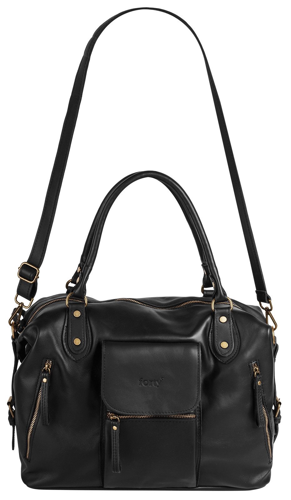 forty° Shopper, echt Leder, Made in Italy