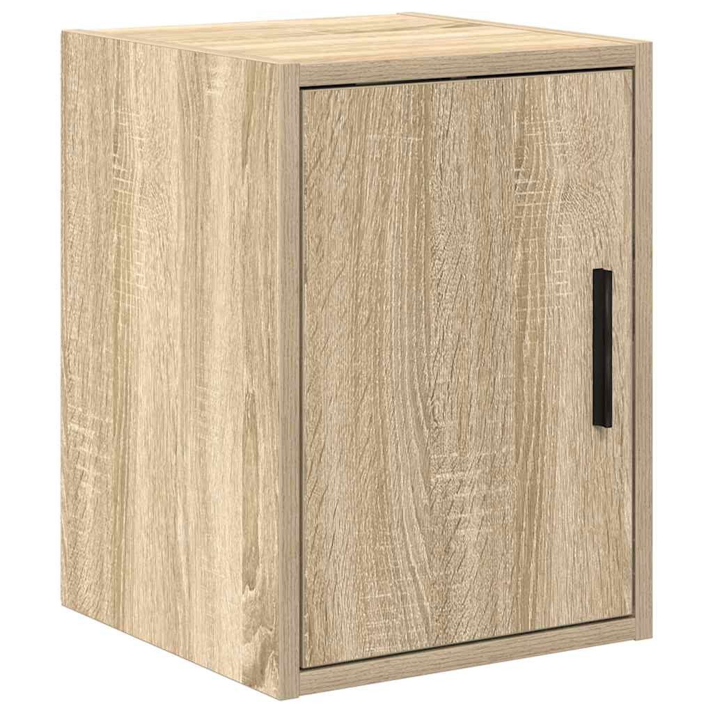 vidaXL Aktenschrank 30 x 30 x 41 cm Garagen-Wandschrank Sonoma-Eiche Spanplatte (Wandschrank, 1-St)