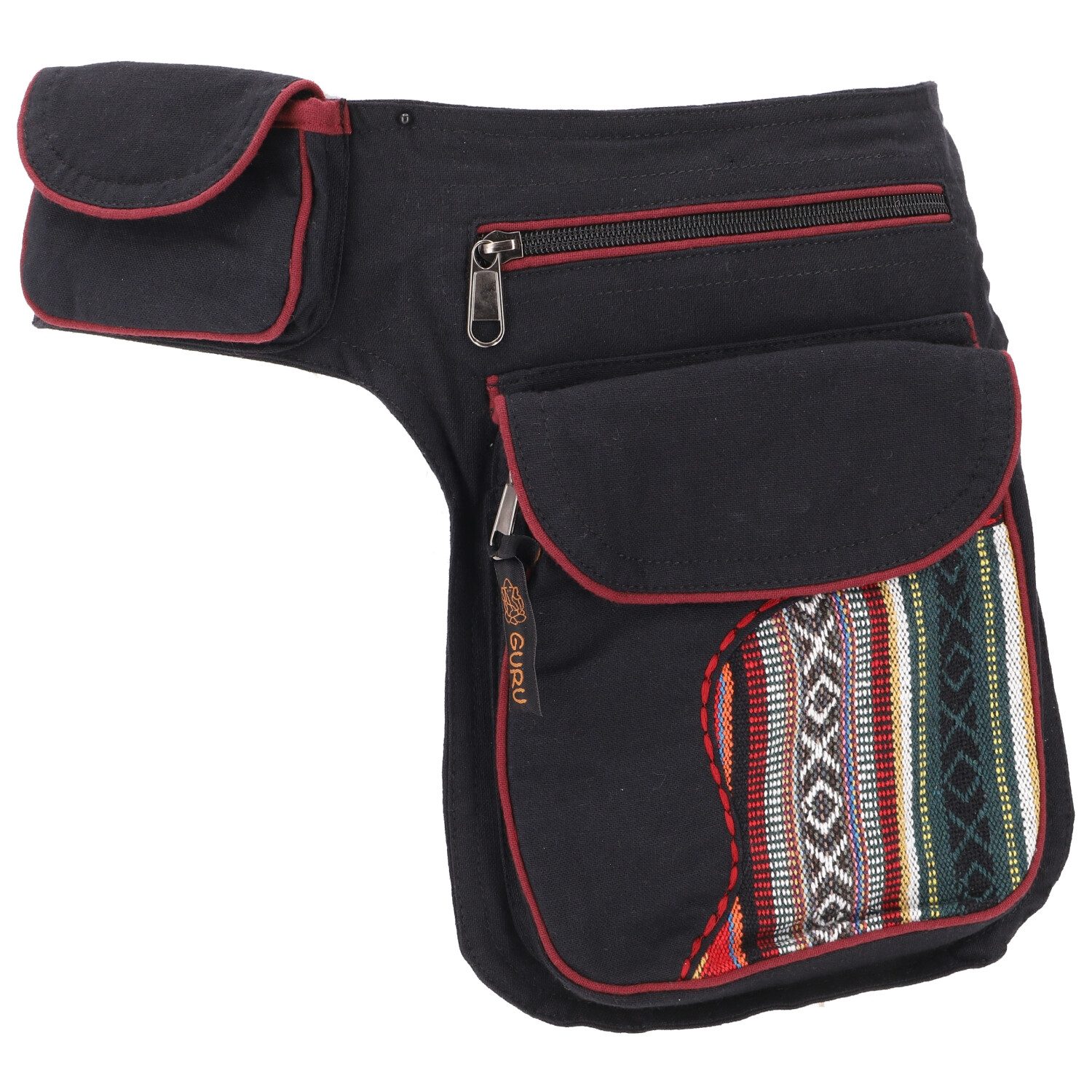 Guru-Shop Gürteltasche Stoff Sidebag, Bauchtasche, Goa Gürteltasche -..