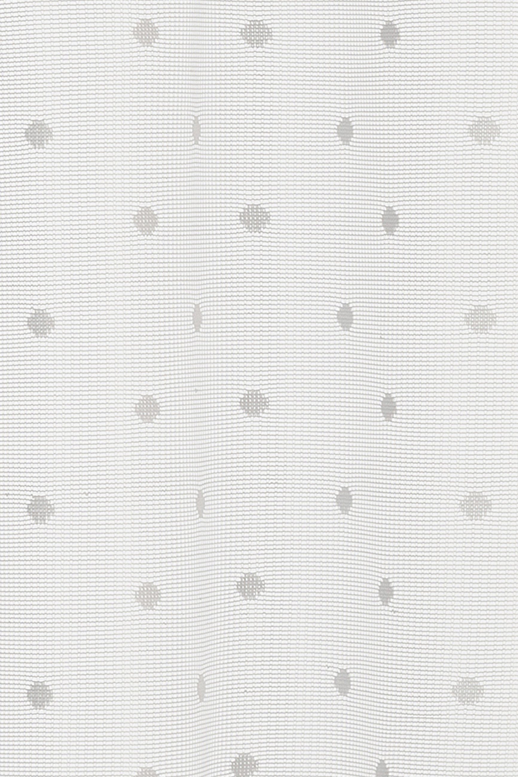 ELBERSDRUCKE Scheibengardine Bistrogardine Celeste weiß transparent 45x160c günstig online kaufen