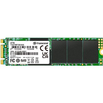 Transcend MTS830S 4 TB SSD-Festplatte (4.000 GB) Steckkarte"