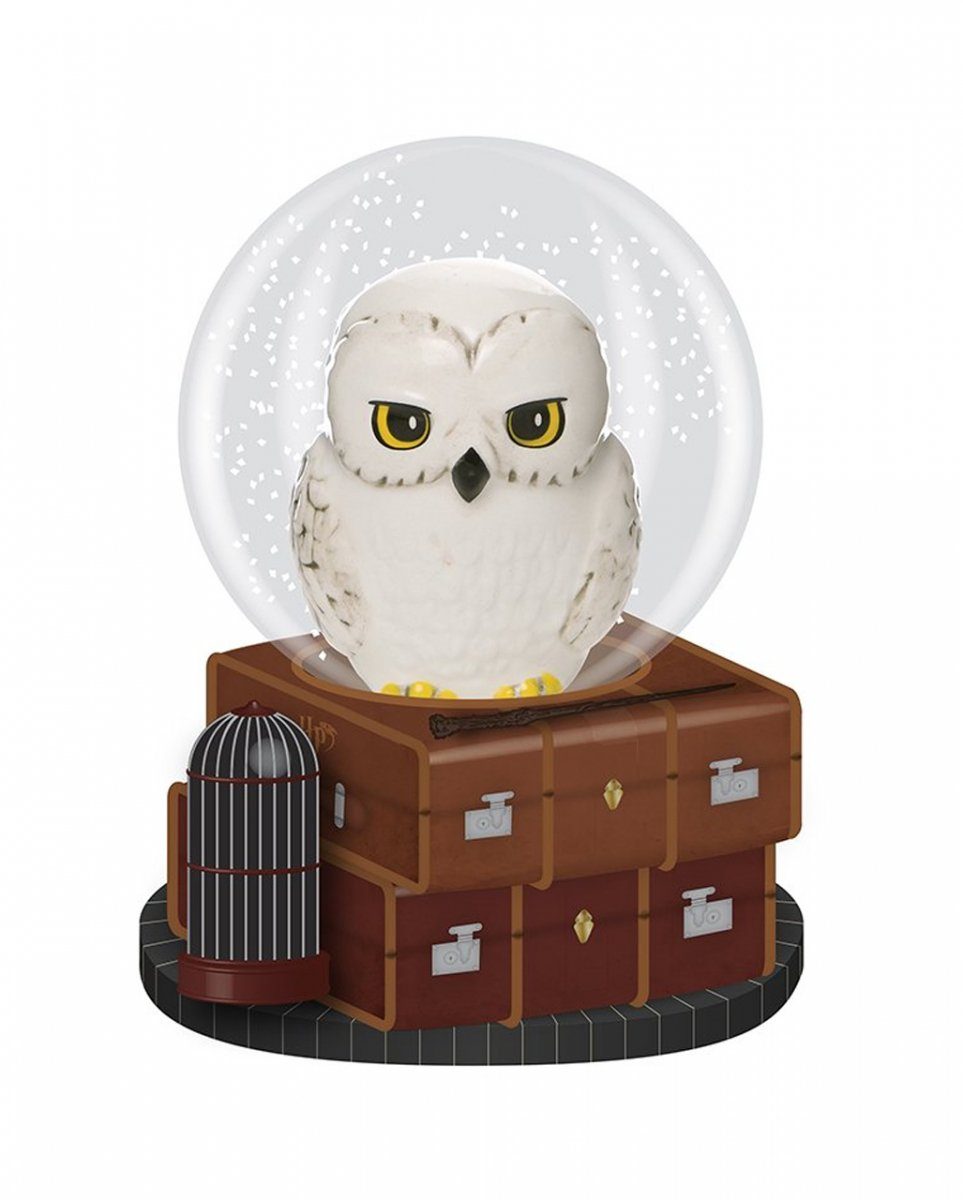 Horror-Shop Harry - Potter Dekofigur Schneekugel Geschenkidee als Hedwig