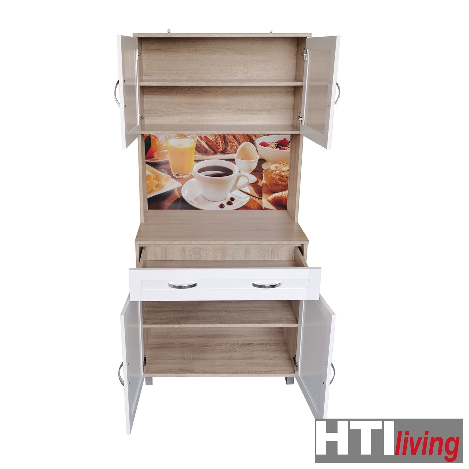 HTI-Line Hochschrank Küchenbuffet Blanca (Stück, 1-St., 1x Schrank Blanca, günstig online kaufen
