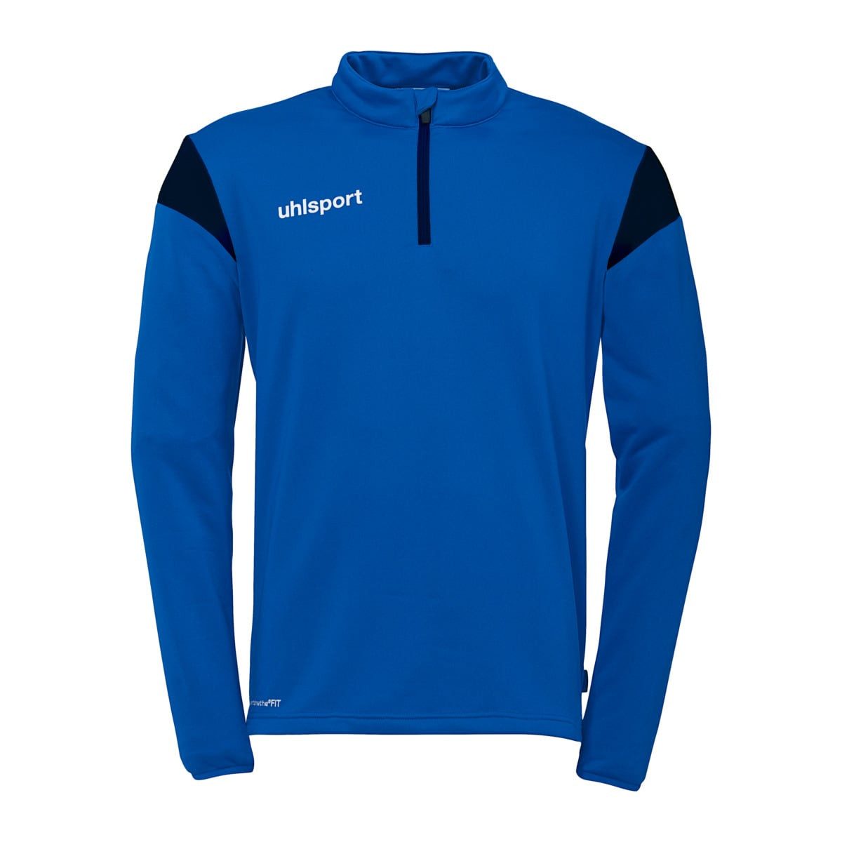 Langarmshirt Ziptop Squad 27 (Stehkragen) azurblau/marineblau Kinder