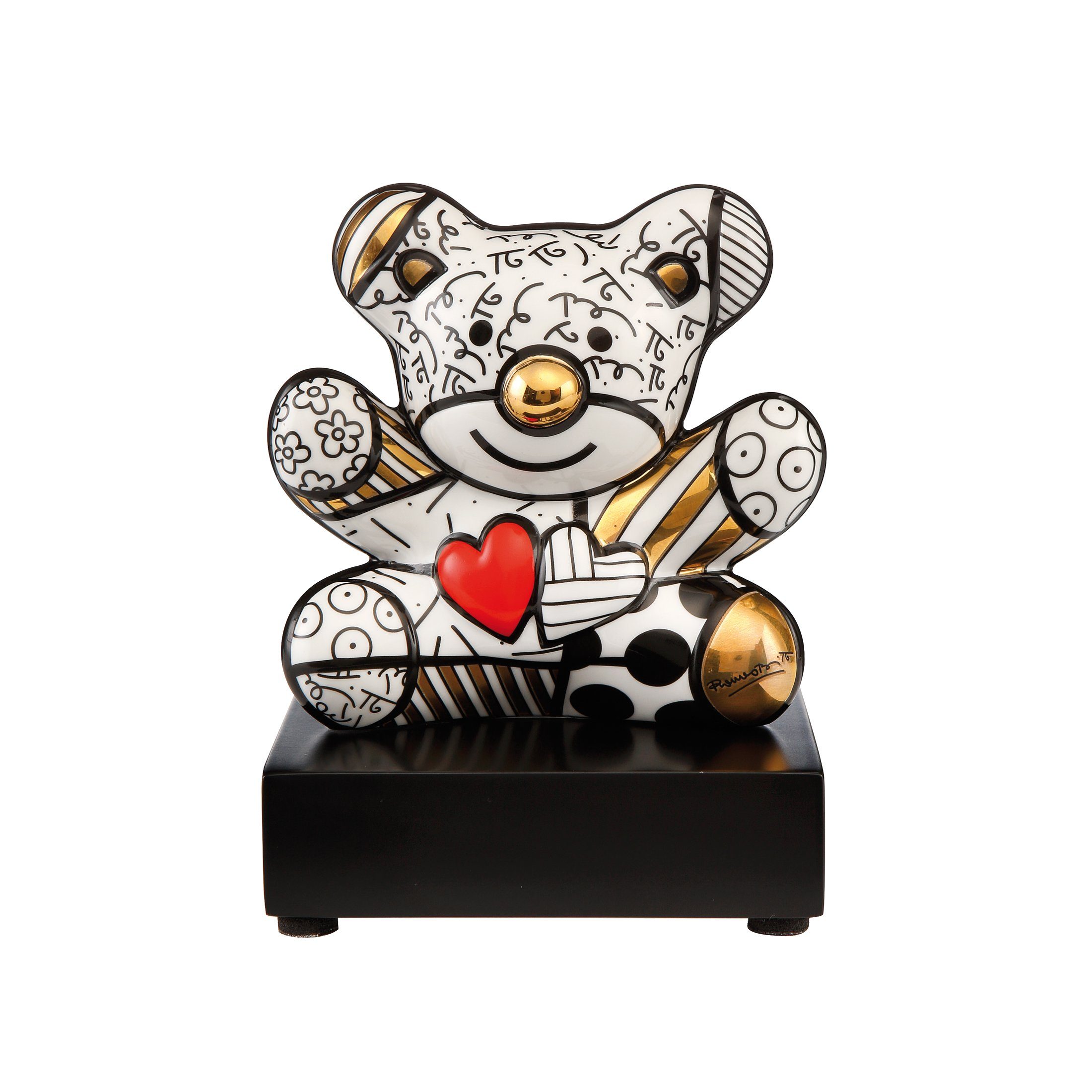 Goebel Dekofigur Golden Truly Yours - Romero Britto