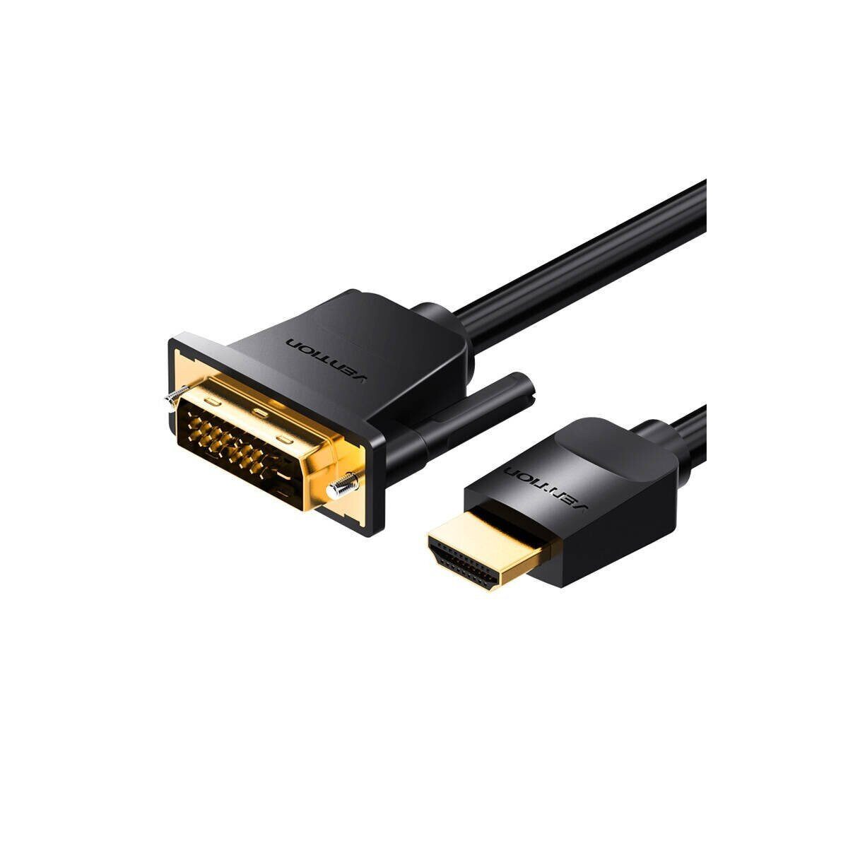 VENTION Kabel HDMI oder DVI (24+1) - HDMI-Kabel 1m, 4K 60Hz/ 1080P 60Hz HDMI-Kabel