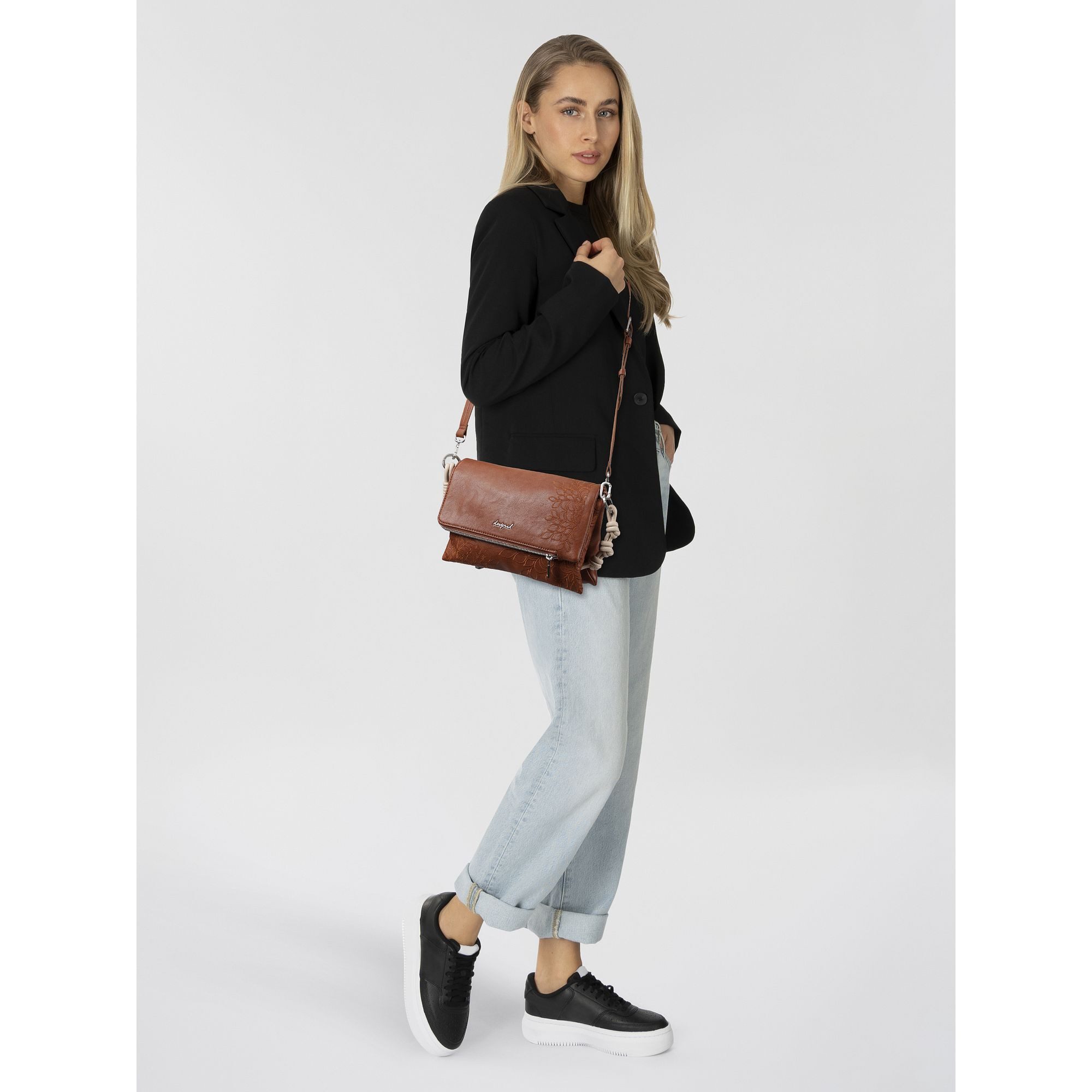 Desigual Schultertasche Sierra, Polyurethan