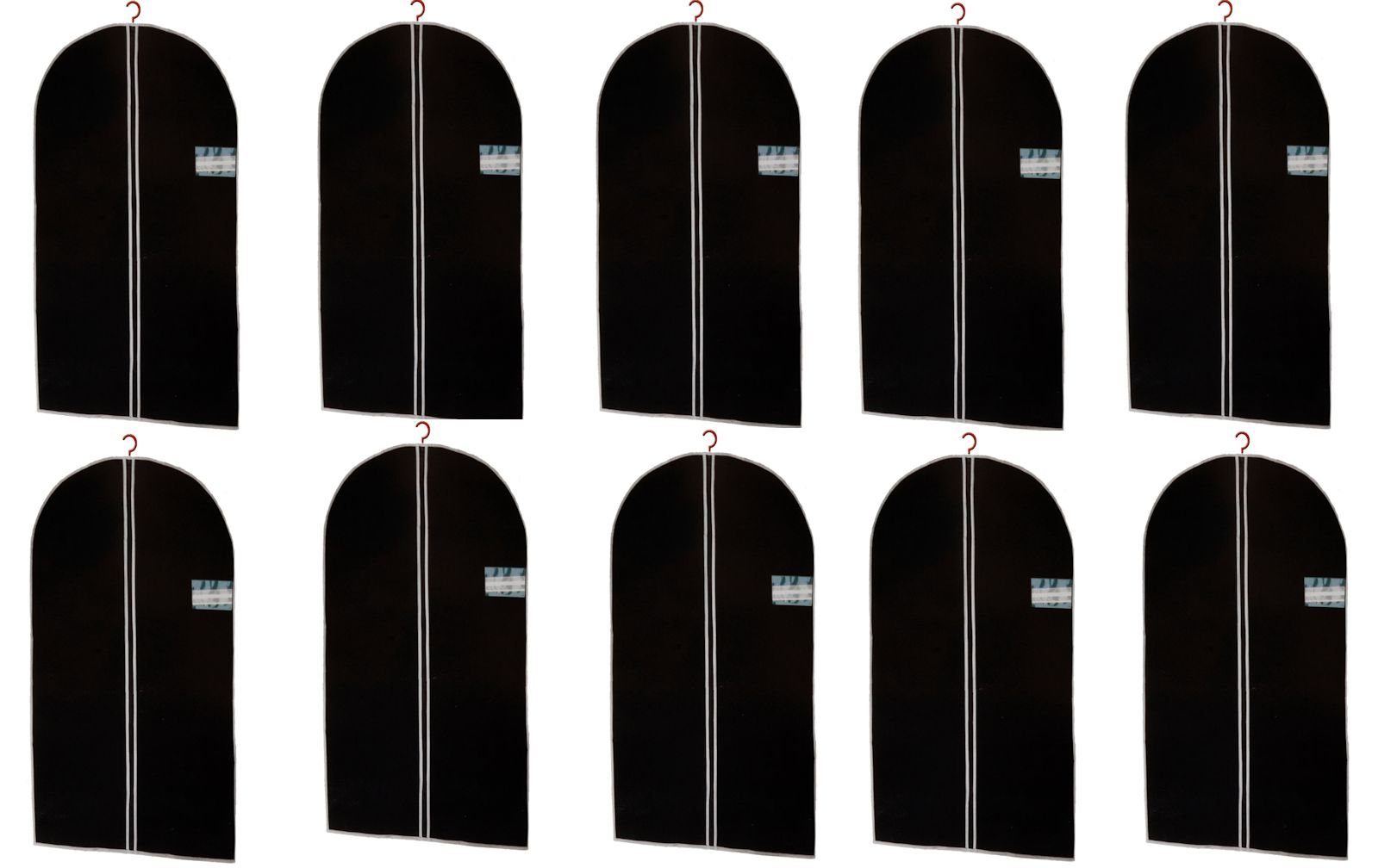 Spetebo Kleiderschutzhülle Vlies Kleiderhülle "XL" 150cm - 10er Set (Set, 10 St., Kleiderhüllen Set) Kleidersack Schutzhülle