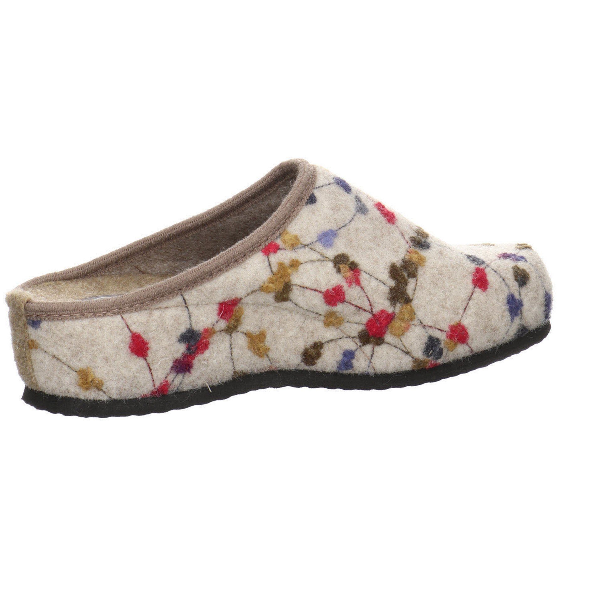 Slipper Hausschuhe Damen Hausschuh Cosy Hausschuh Textil Ara rot+lila-mittel