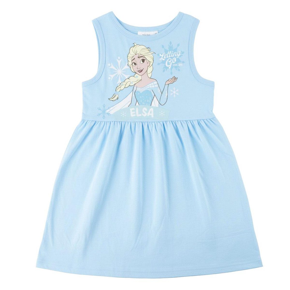 Disney Frozen Sommerkleid Kleid Kinder Baumwollkleid Freizeitkleid Mädchen (Packung)