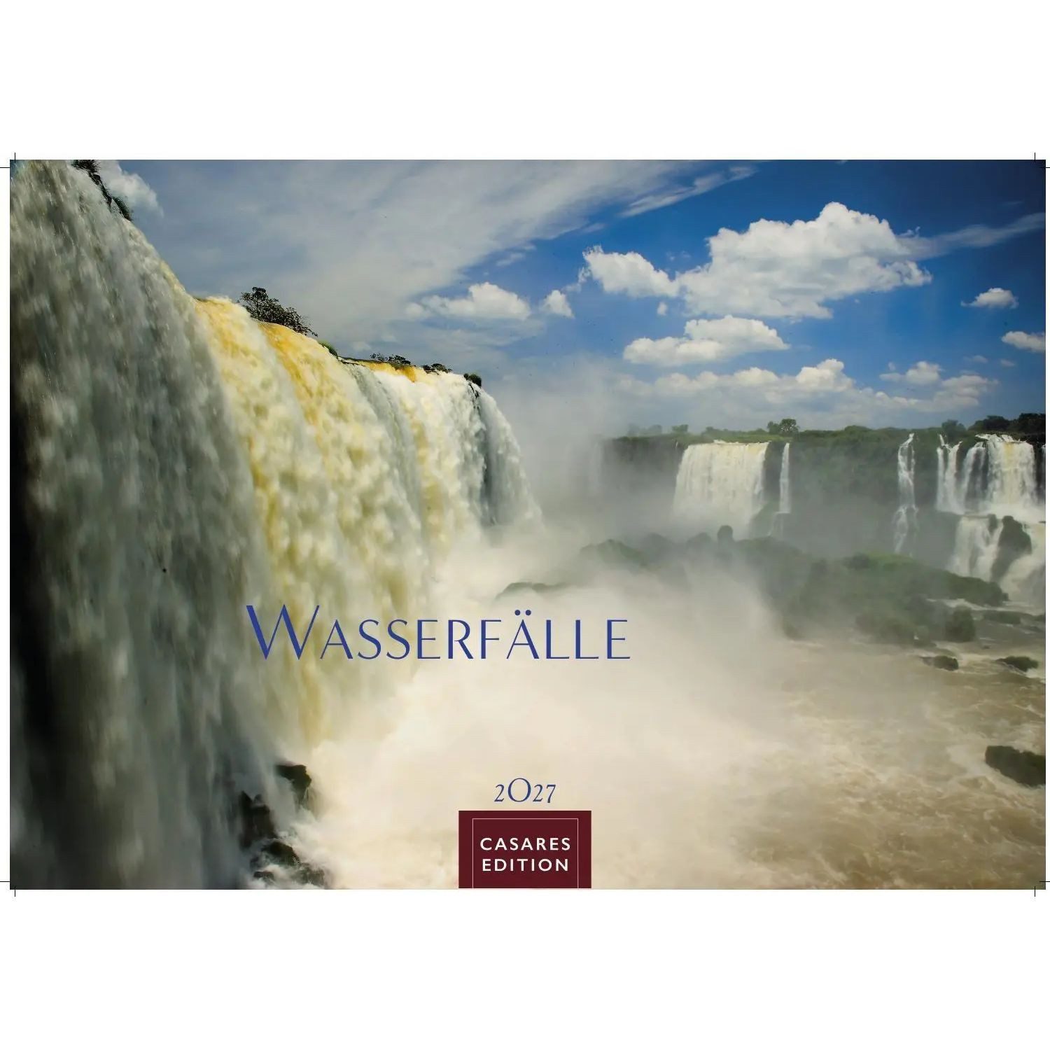 Wandkalender Wasserfälle Kalender 2027 - Wandkalender, Fotokalender...