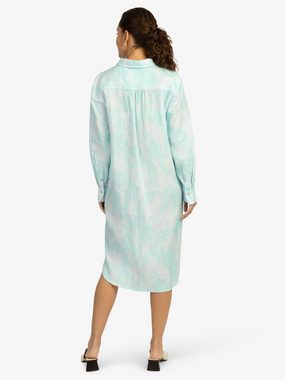 mint & mia Sommerkleid aus hochwertigem Leinen Material mit Hemdkragen