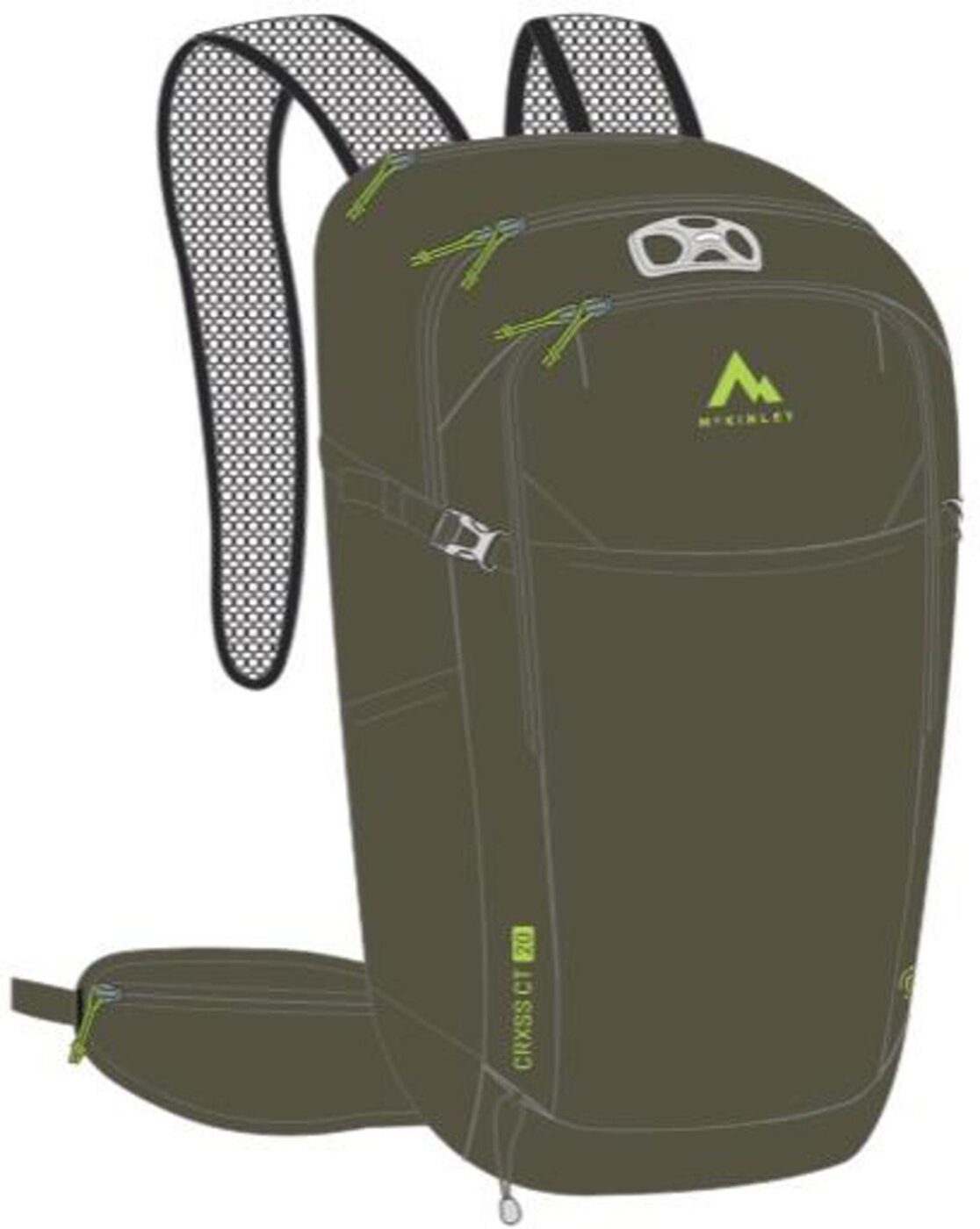 McKINLEY Cityrucksack Ux.-Rucksack Crxss I CT 20 OLIVE DARK/GREEN LIM