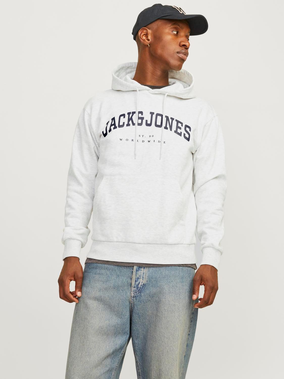 Jack & Jones Kapuzensweatshirt JJECALEB VARSITY SWEAT HOOD NOOS günstig online kaufen