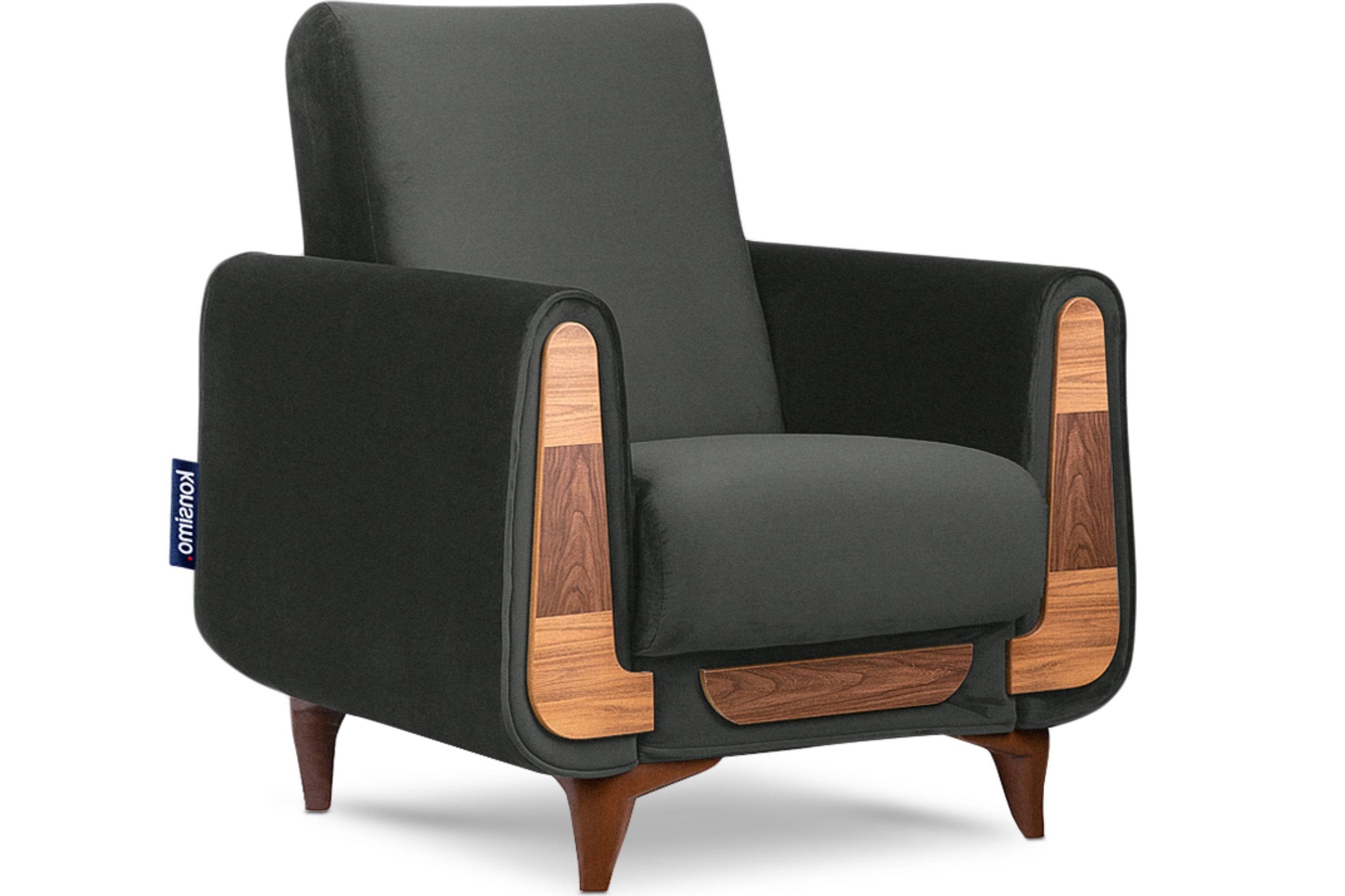 KONSIMO® Sessel GUSTAVO Komfortabler Sessel mit Armlehnen, Modern und Elegant