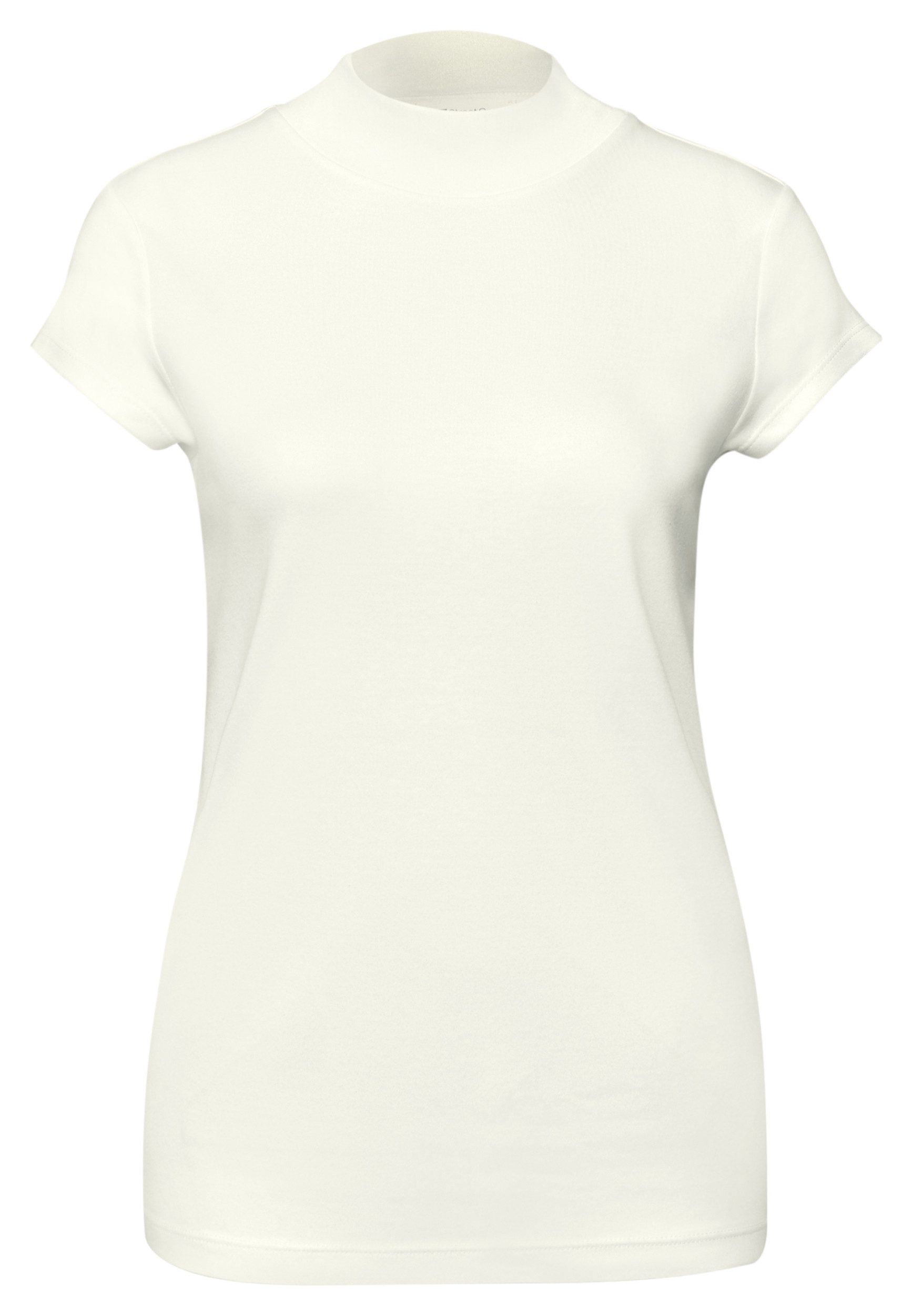 STREET ONE Kurzarmshirt QR basic turtle neck shirt günstig online kaufen