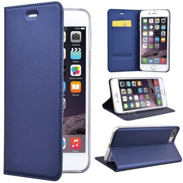 CoolGadget Handyhülle Magnet Case Handy Tasche für Apple iPhone 7 Plus / 8 Plus 5,5 Zoll, Hülle Klapphülle Ultra Slim Flip Cover für iPhone 8 Plus Schutzhülle