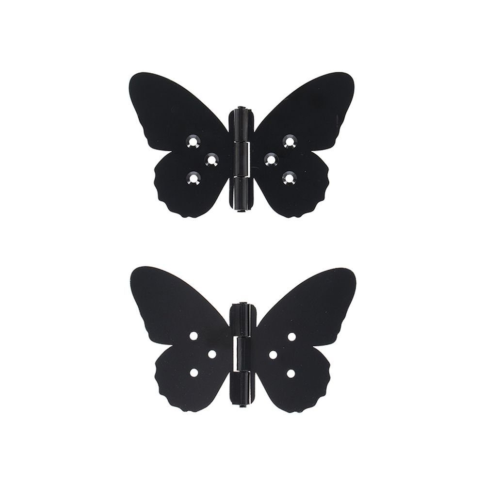 (Set, Rivanto Schmetterling 10,5 2 2er aus x Möbelbeschlag Eisen, Scharnier St), cm Set 9