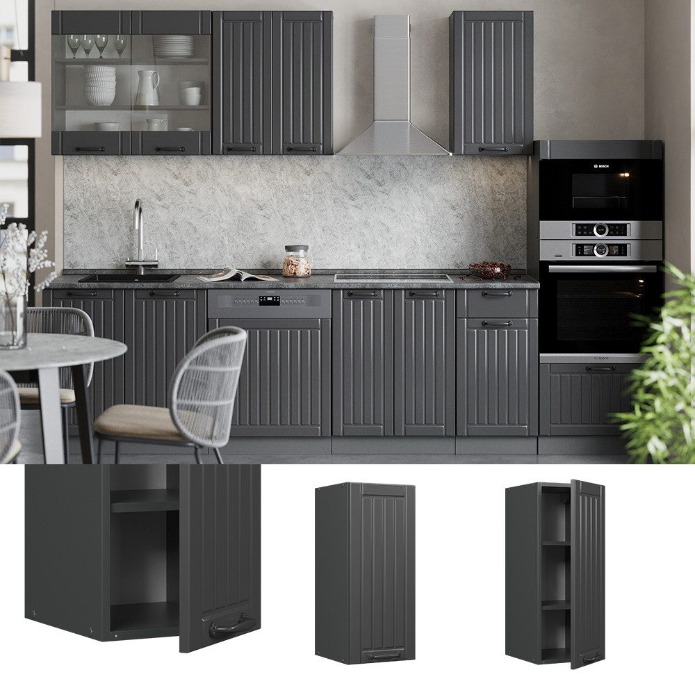 Vicco Hängeschrank Fame-Line, Dunkelgrau/Anthrazit, 30 cm günstig online kaufen