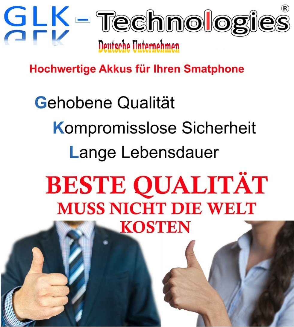 GLK-Technologies Verbesserter Ersatz Akku Plus 2900 7 Smartphone-Akku St) für (3,83 mAh iPhone 555 mit Öffnungswerkzeug V