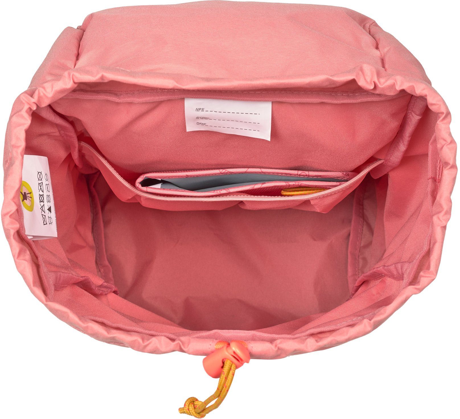 LÄSSIG Kinderrucksack Adventure, rose, Big Backpack, inkl. thermoisolierter Sitzunterlage; aus recyceltem Material