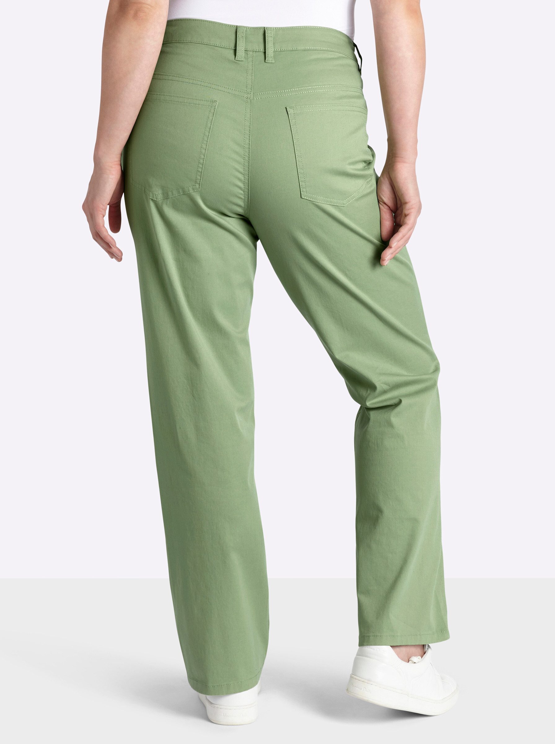 Sheego Jerseyhose Stretch-Hose normal elastische Twill-Qualität günstig online kaufen