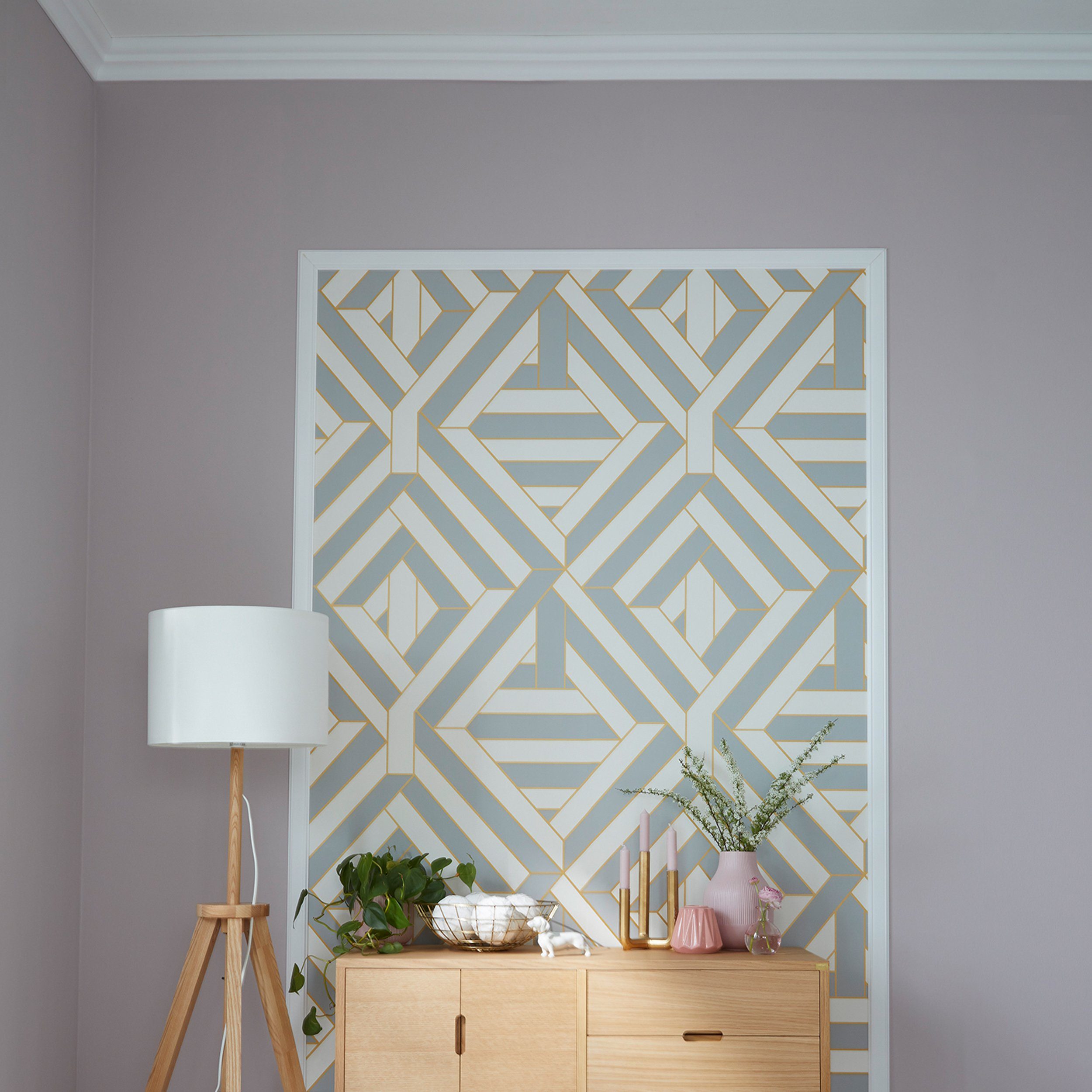 Decosa Zierleiste Decosa Deckenleiste L25 (Tanja), 20 x 25 mm, Länge: 2 m, Kleben, Polystyrol (Styropor), 1-St.