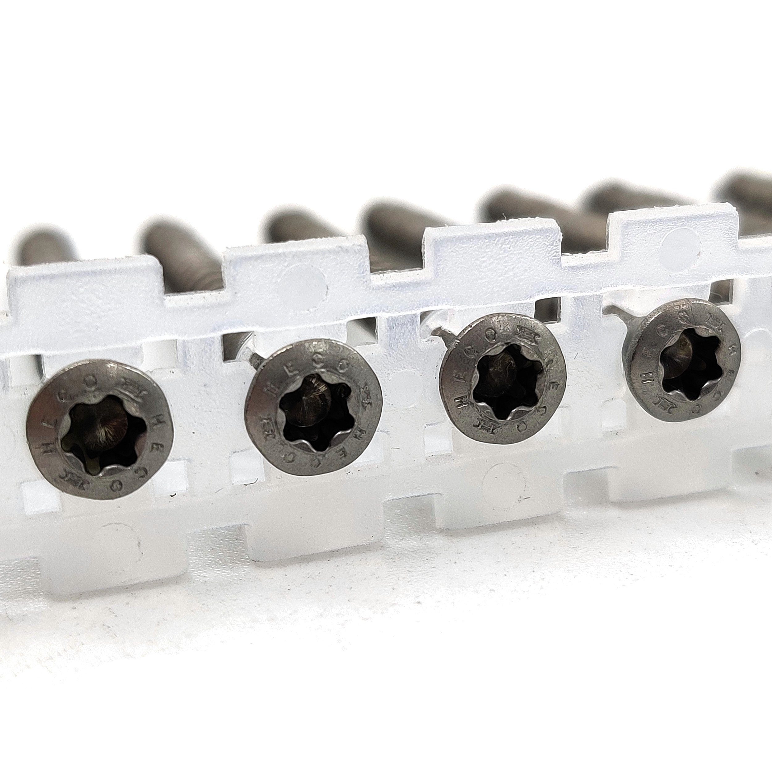 adunox Fassadenschraube HECO® Fassadenschrauben Edelstahl rostfrei A2 Linsensenkkopf TX20, (500 St)