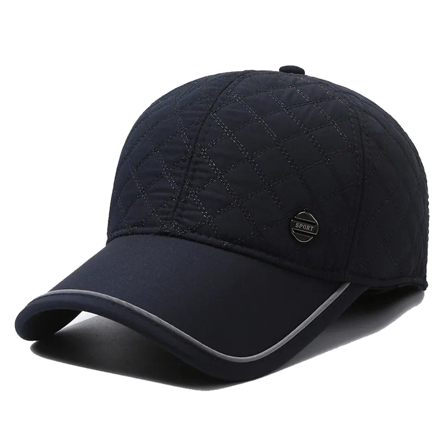 Sporty Baseball Cap Winter Baseballcap mit Ohrenklappen Herren Ohrenschutz Wintercap Cap Ohrenklappen