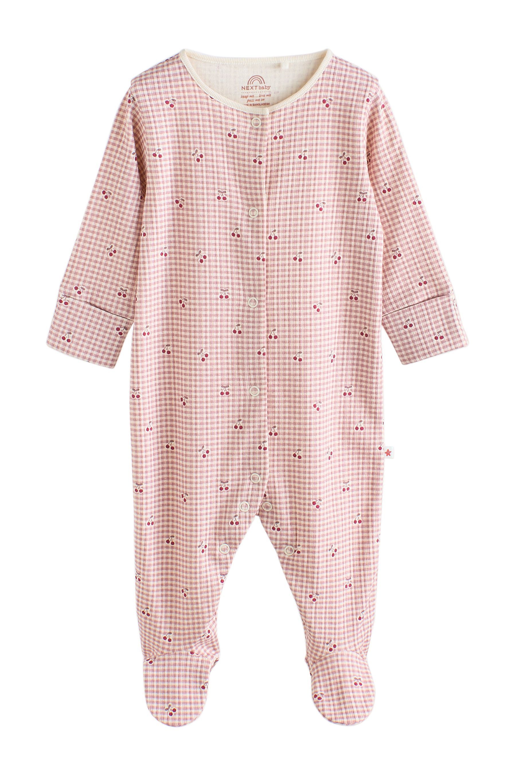 Next Schlafoverall Babyschlafanzüge mit Zweiwege-RV, 3er-Pack (5-tlg)