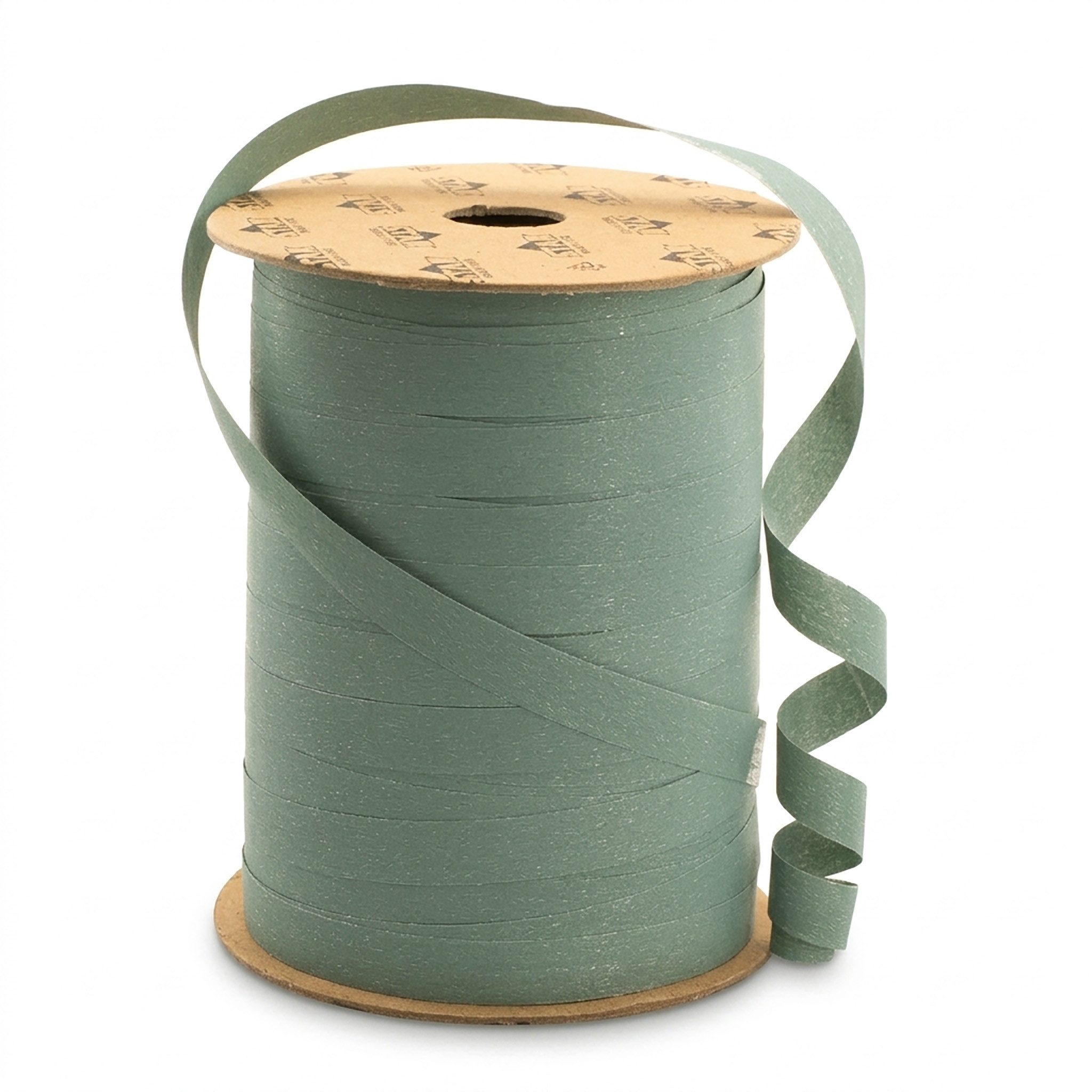 Star Geschenkband, Geschenkband Ringelband 10mm x 250m mit Struktur Eukalyptus matt