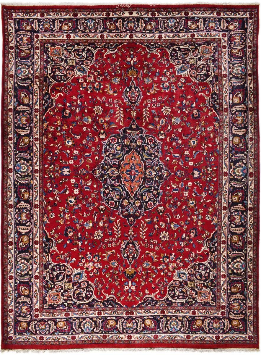 Orientteppich Mashhad signiert 296x399 Handgeknüpfter Orientteppich / Perserteppich, Nain Trading, rechteckig, Höhe: 12 mm | Kurzflor-Teppiche