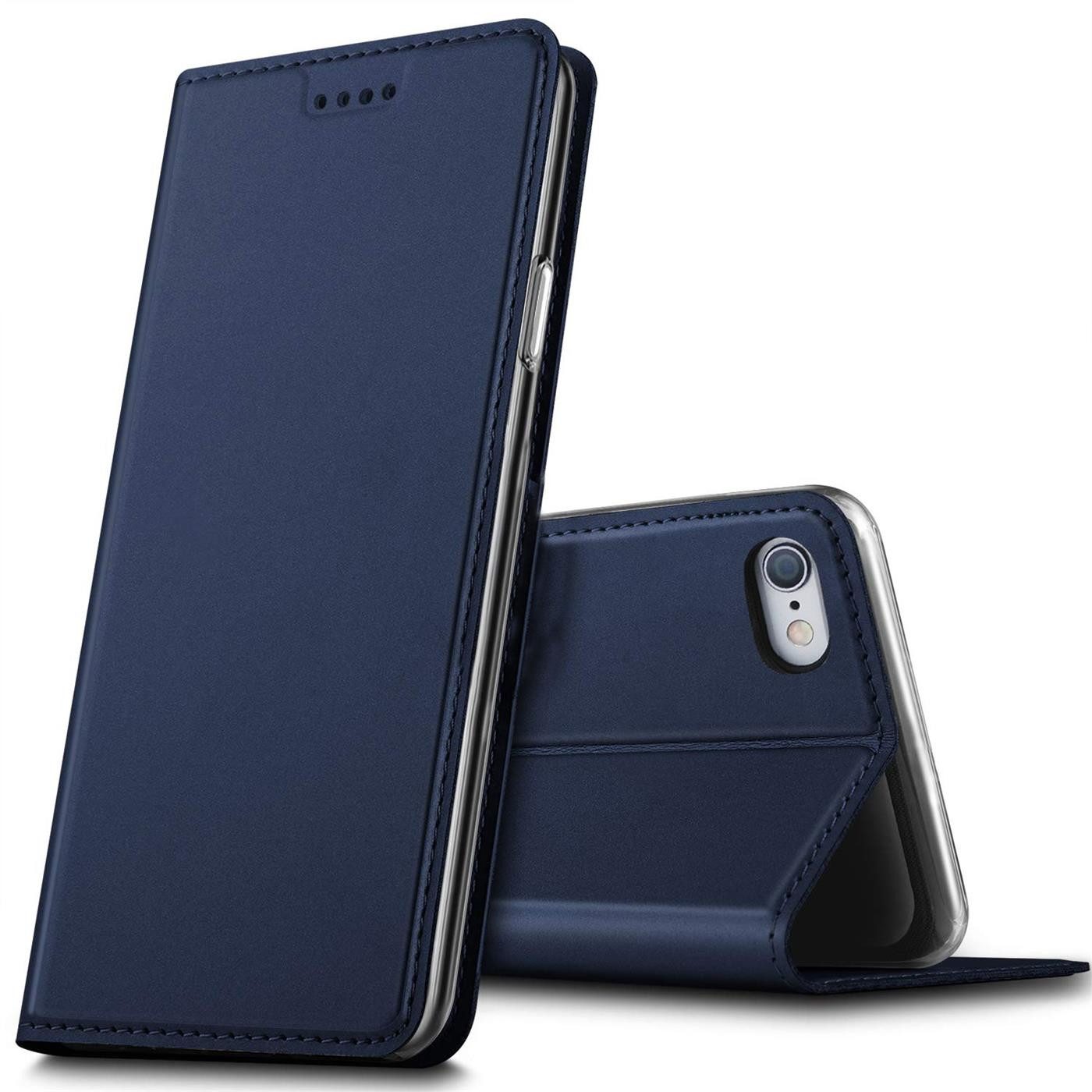 CoolGadget Handyhülle Magnet Case Handy Tasche für Apple iPhone 6 / 6s 4,7 Zoll, Hülle Klapphülle Ultra Slim Flip Cover für iPhone 6 / 6s Schutzhülle