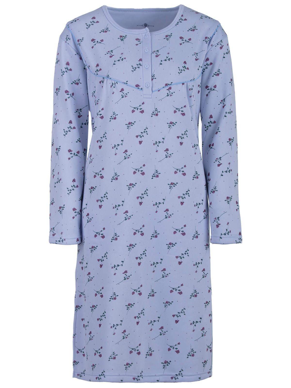 zeitlos Nachthemd Thermo Nachthemd - Blumen Paspel günstig online kaufen