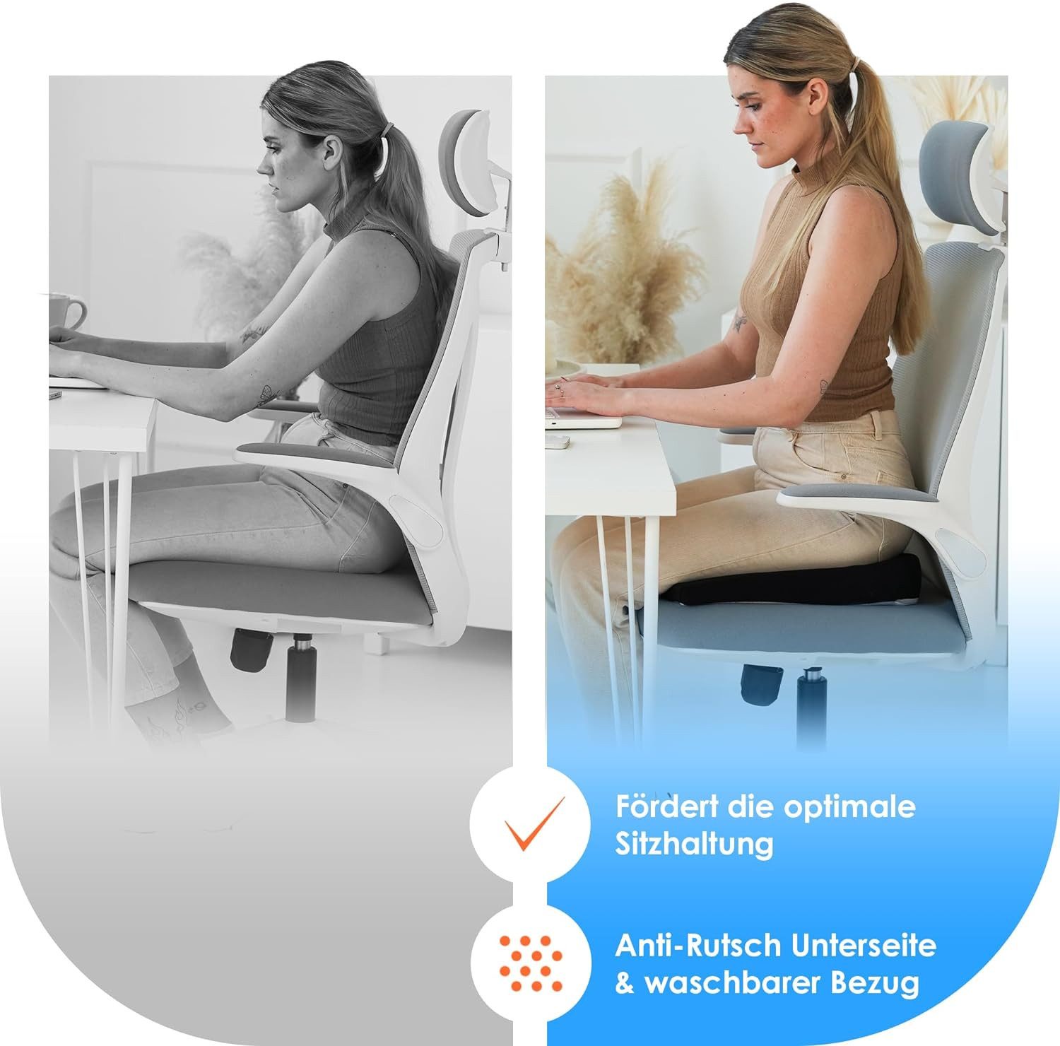 DYNMC you Keilkissen Stuhl Mittelhart H3 - Test SEHR GUT, Ergonomisches Sit günstig online kaufen