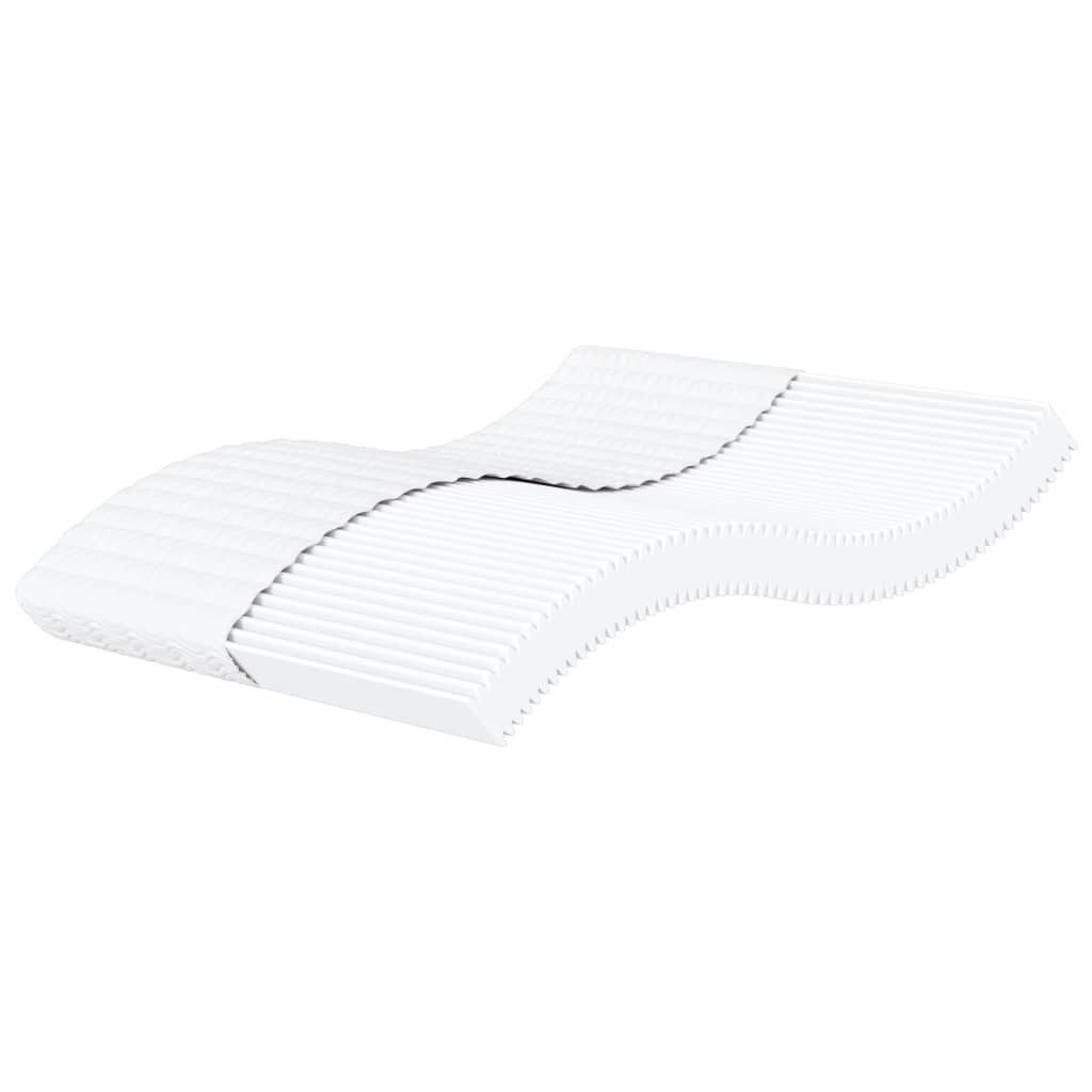 Boxspringmatratze Schaumstoffmatratze Weiß 160x220 cm Härtegrad H2 H3, vidaXL, 17 cm hoch