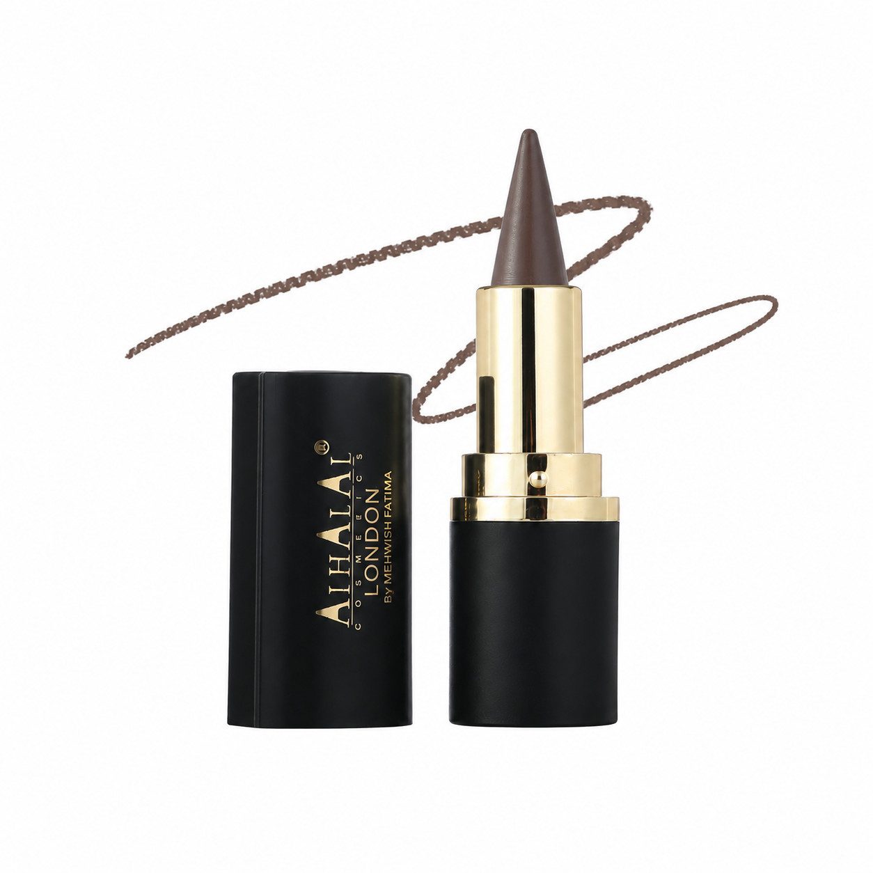 Alhalal Cosmetics Ltd. Kajal Wasserfester Halal Kajal Cruelty-Free,  Bildet einen feinen Film auf dem Lid für Halt bis zu 12 Stunden