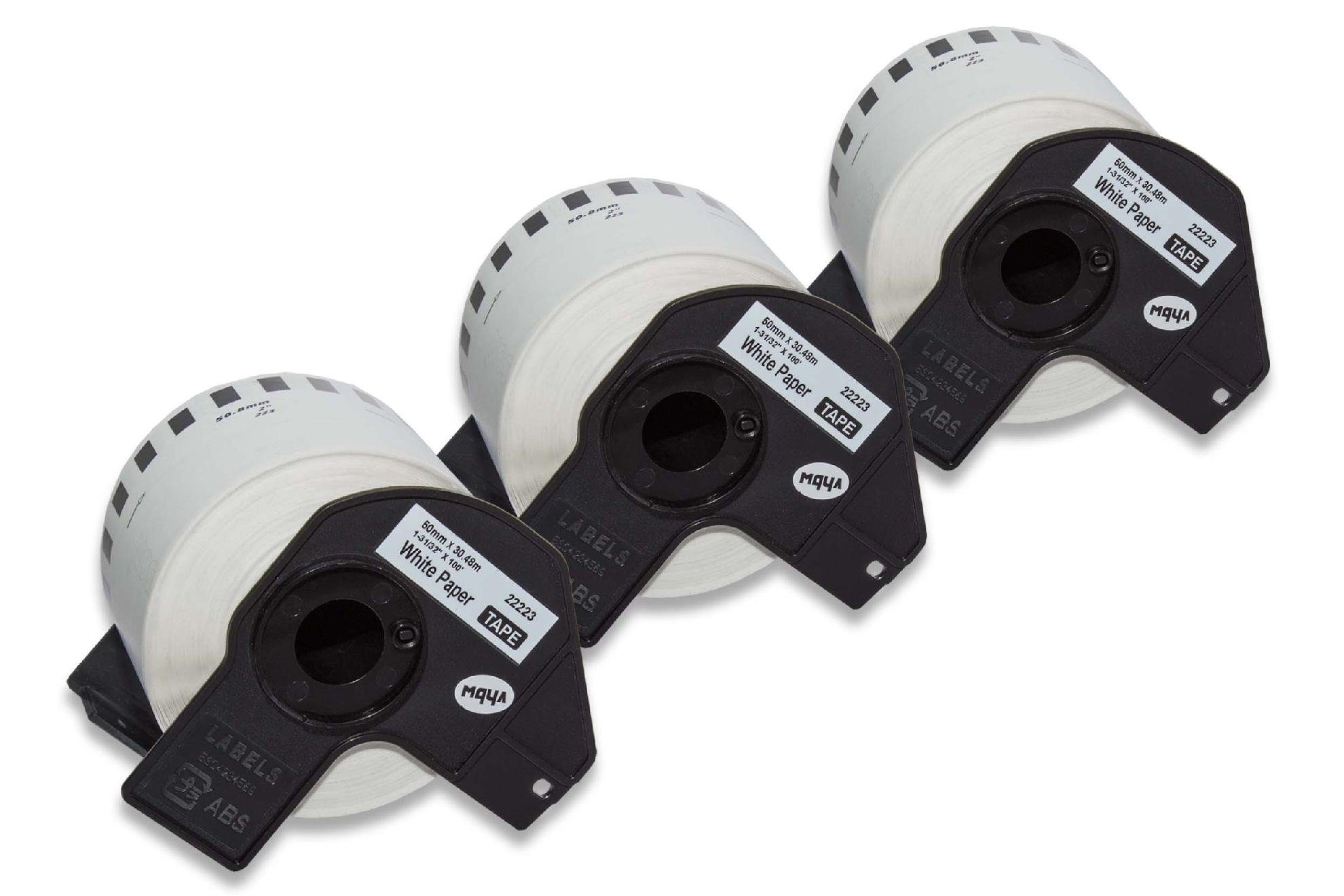 vhbw Etikettenpapier passend für Brother Series QL-810WC, PT QL-810W Series, Drucker QL-810