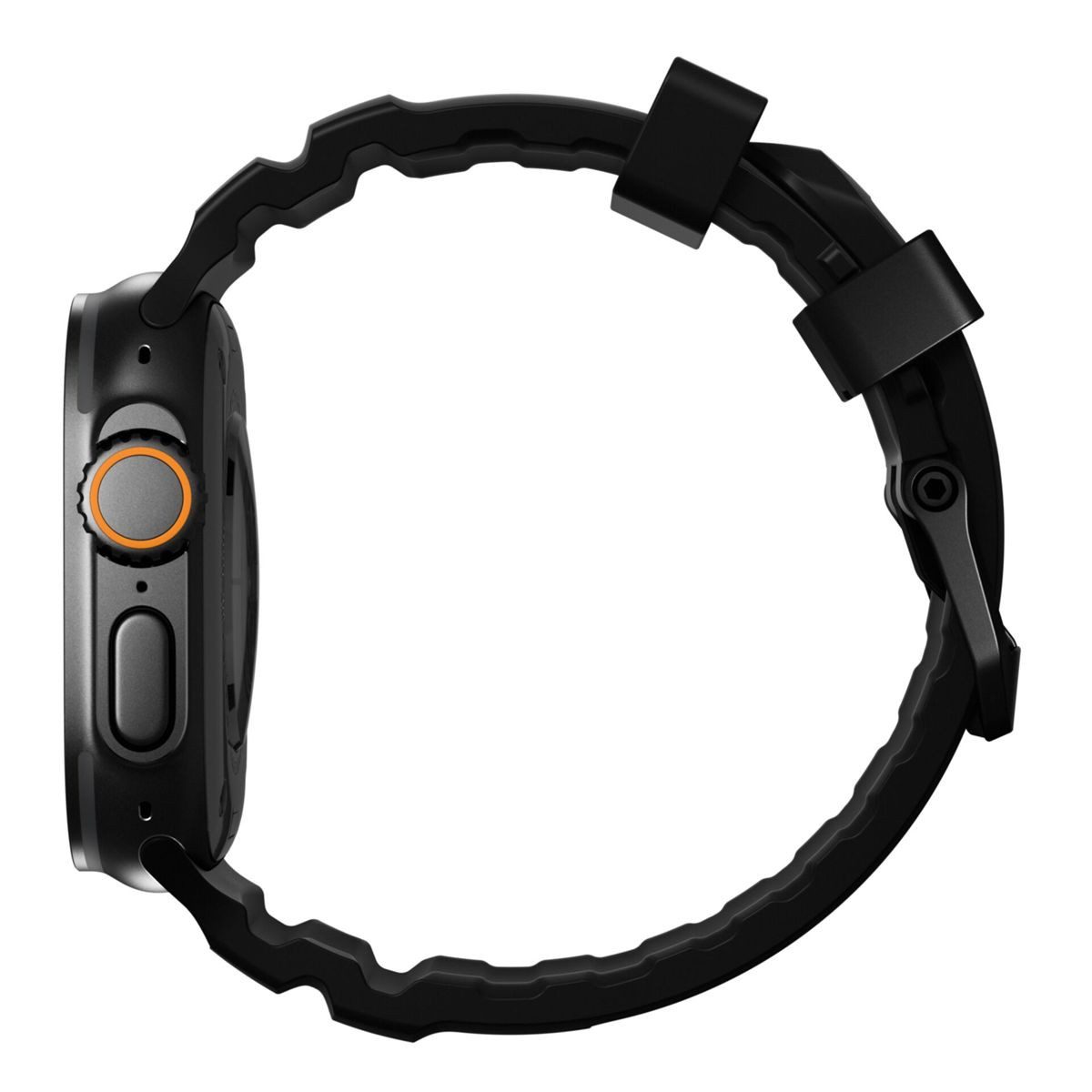 Nomad Smartwatch-Armband Rocky Point Band 46/49mm Carbon Connector günstig online kaufen